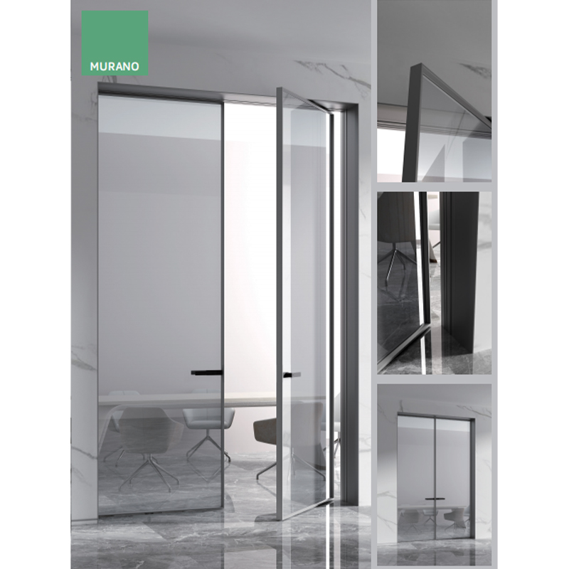Flat Edge Double Sided Glass Interior Door