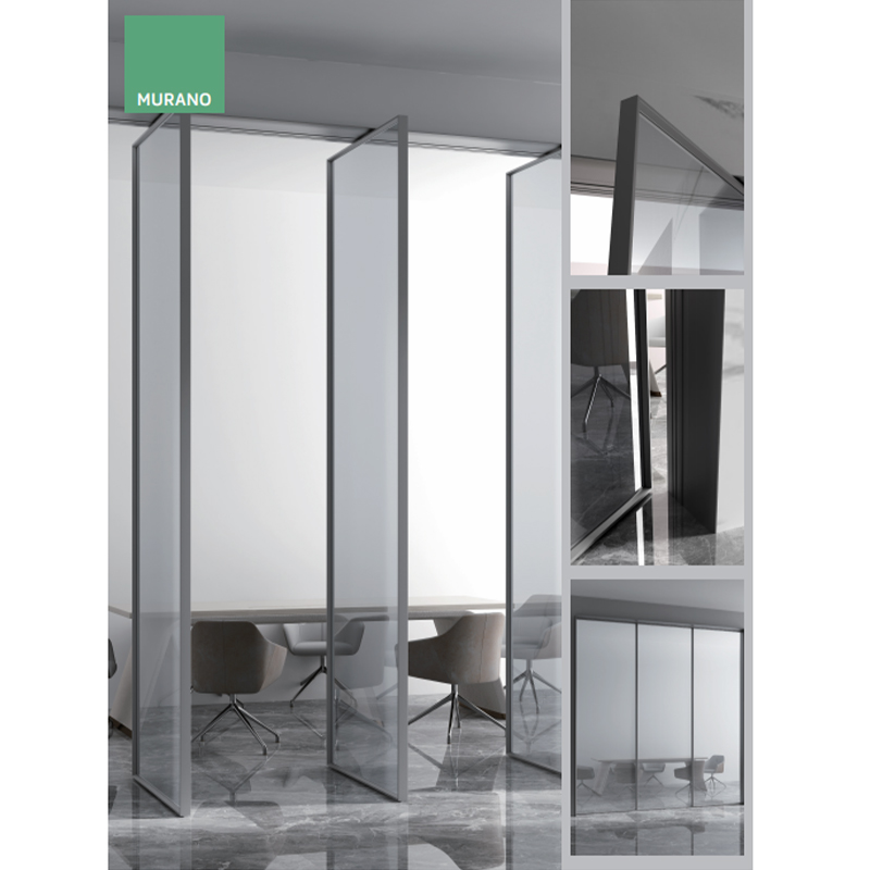 Flat Edge Double Sided Glass Interior Door