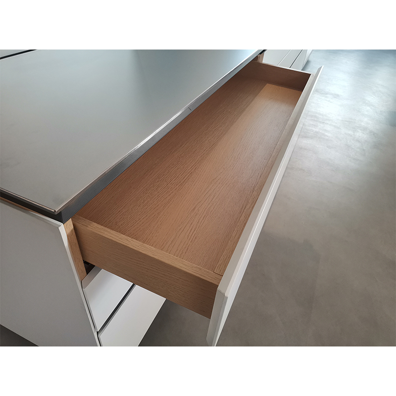 EB Metallic Finish Kitchen Cabinet